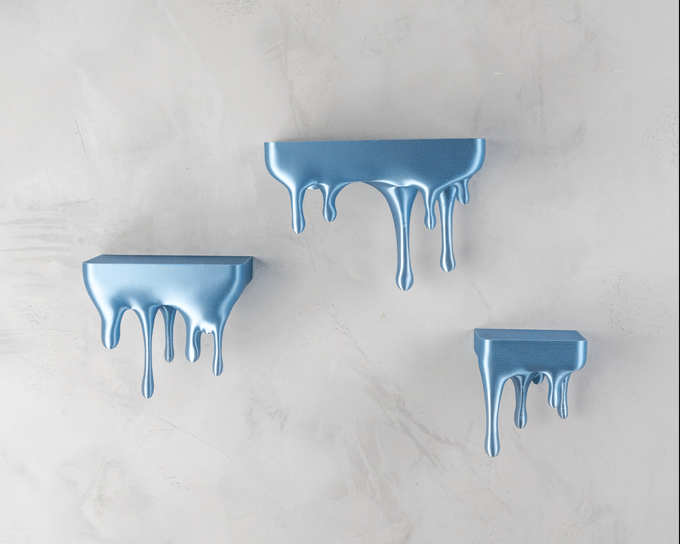 Melting Shelf - 3D Printed Wall Mount