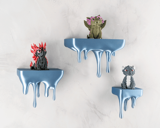 Melting Shelf - 3D Printed Wall Mount