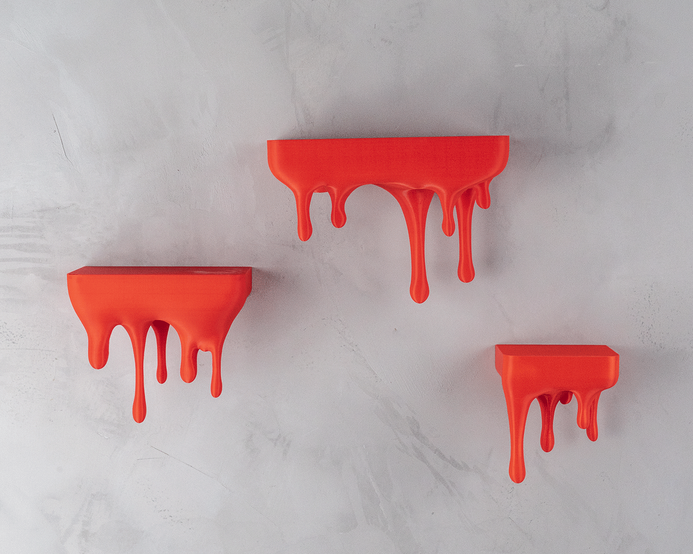 Melting Shelf - 3D Printed Wall Mount