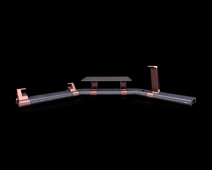 Focus Desk Hub – Modular Desktop Organizer with Monitor Stand