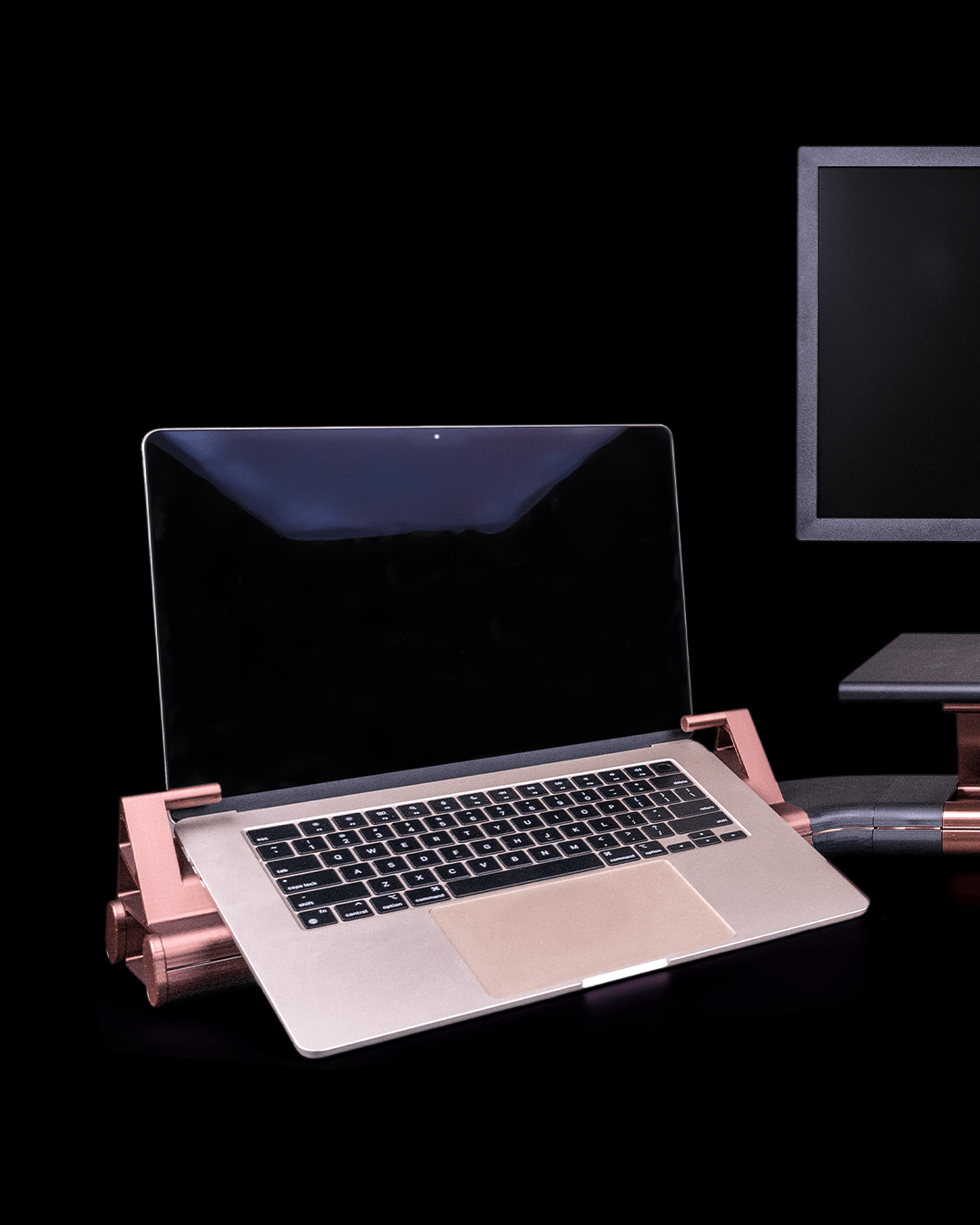Focus Desk Hub – Modular Desktop Organizer with Monitor Stand